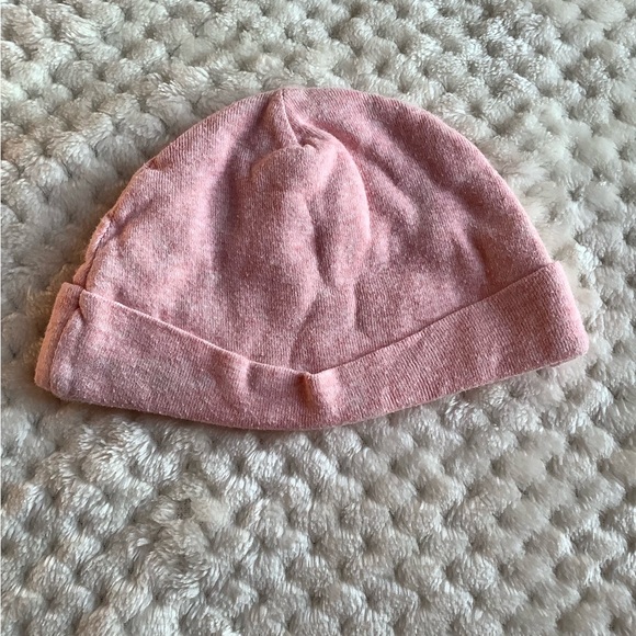 Pink With Gold Writing So Loved Baby Hat - Picture 2 of 2